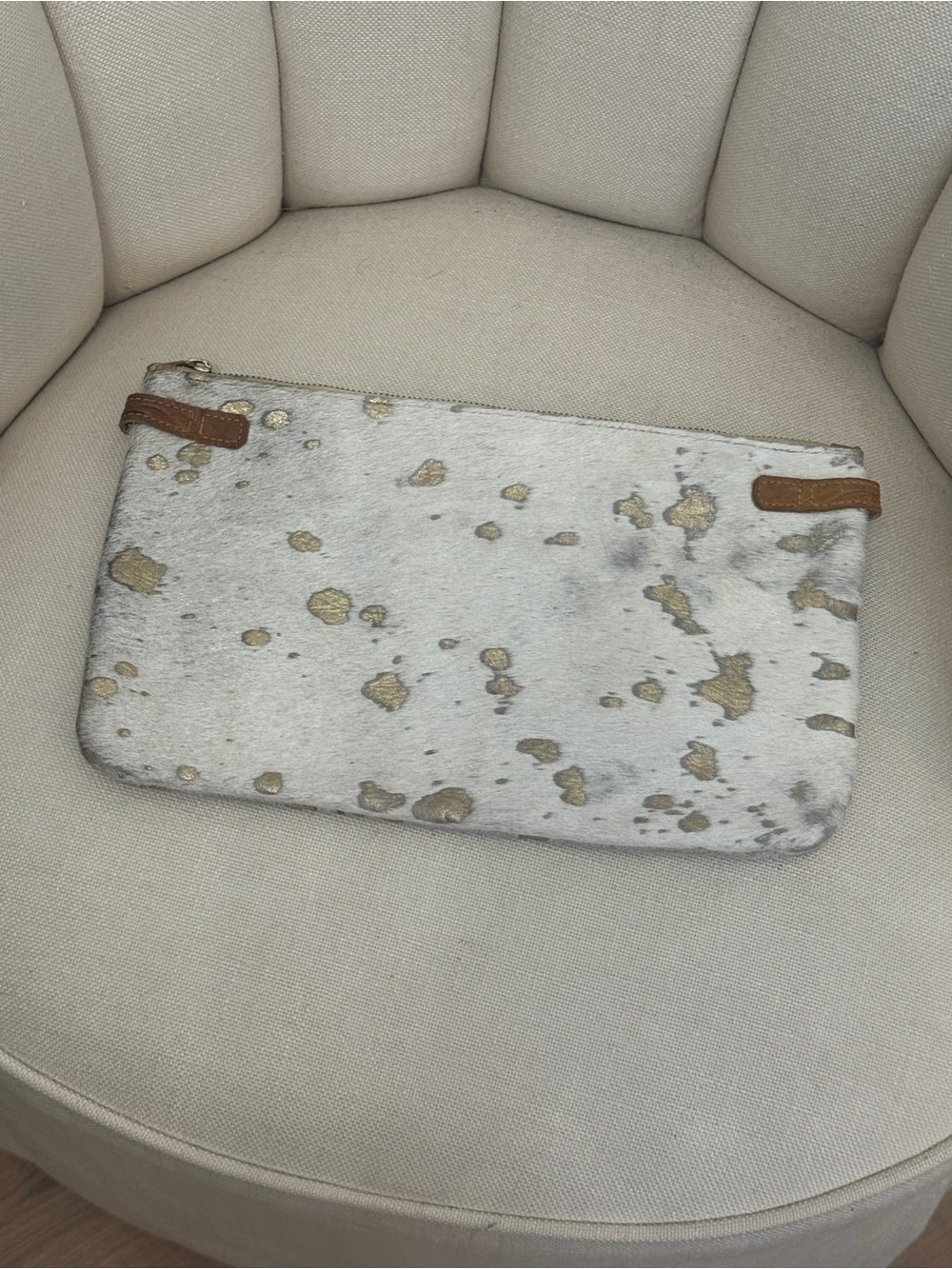 Satchel leather Hyde zippered bag